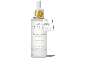 ‎MELLOW NOIR mellow NOIR Concentrated Booster 30 ml | SOFORT STRAFFEND | Hyaluron Gesichtsserum | Augenserum | Serum zur Augenpflege & Gesichtspflege | Vegan | zertifizierte Naturkosmetik