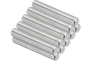 PATIKIL Placeringsstift i 304 rostfritt stål 5 x 30 mm, 10 st | Pinncentreringskontakt metall cylindrisk hylla placeringselem