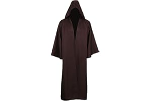 GOTHDEN Golden service Cape à Capuchon Robe à Capuche Poncho Gothic Vêtements Médiévale Manteau pour Hommes et Enfants pour Cosplay Halloween Masquerade Soirées Vénitienne