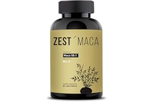 ‎ZESTONICS ZEST'MACA: 31.000mg pro Kapsel - 3,6 kg Maca pro Dose. Gelbes Maca hochdosiert im 50:1 Extrakt - Maca konsumieren wie im Herkunftsland Peru - 120 Kapseln für 2 Monate