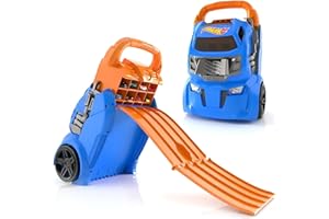 Hot Wheels Car Case Launcher I Stores up to 20 cars I 2-in-1 storage and launcher that connects to other setsI For Kids 3 Years & Up I (Cars not included)