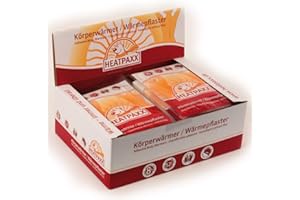 HeatPaxx - Cerotto Termico per Il Corpo, Sottile (per Un Calore di Benessere preciso, 15 o 40 trasmettitori di Calore in Confezione Risparmio
