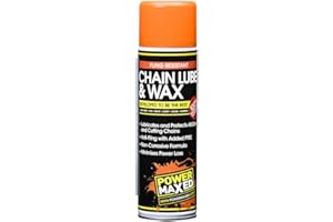 Power Maxed PMCL500SC09 Bike Chain Lubricant and Wax Spray Can, 500 ml