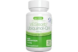 ‎IGENNUS HEALTHCARE NUTRITION Vesisorb Ubiquinol 100mg, aktive Form von Coenzym Q10, bioverfügbares Antioxidant, Kaneka patentierte Formel, 30 Weichkapseln, von Igennus