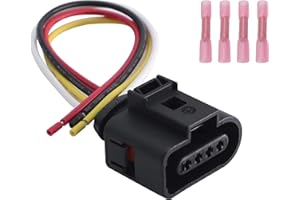 HISports Cavo di ricambio a 4 pin, compatibile con sensori di temperatura dell'aria, sensori di ossigeno #1J0973704
