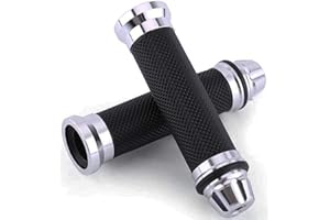 BONNOEUVRE Manopole moto, 1 Paio Universale 7/8" Motociclo Manopole Motocicletta Manubri Alluminio