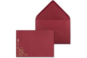 NEUSER PAPIER Sobres de Navidad con estrellas DIN C5