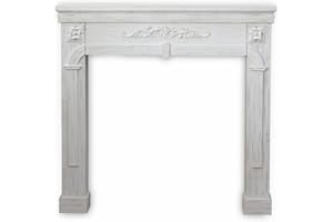 Alice's Home - Marco de Chimenea - Romance - decoración de Madera Blanca