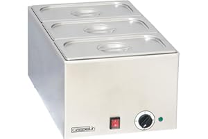 Bain-Marie Professionnel Inox 3 Bacs GN 1/3 - Casselin