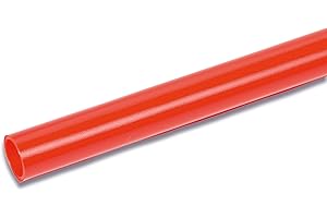 HERMA 2 m x 40 cm mata nieprzylepna okładka książki rolka folii z tworzywa sztucznego, przezroczysta czerwień