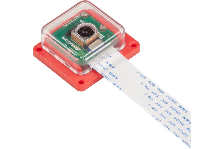 Arducam for Raspberry Pi Camera Module with ABS Case, IMX519 16 Megapixel High Resolution Autofocus Camera for All Raspberry Pi Models