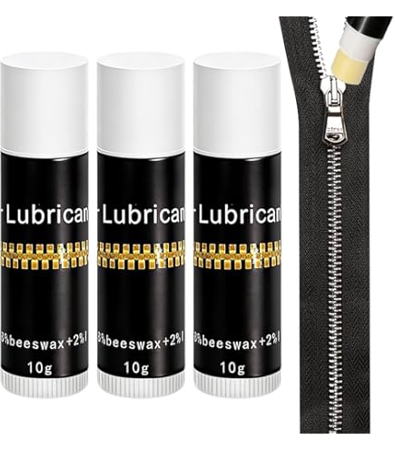 reißverschluss gleitmittel MOLZINY 2pcs Gleitmittel Reißverschluss Wachs für Bootspflege und Zipper  Lubricant (Weiß) : Amazon.de: Baumarkt main image 1