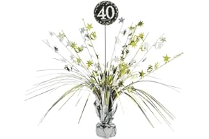Adult Gold Celebration 40th Centerpiece Spray