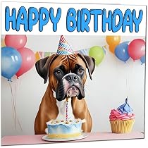 Biglietto di auguri di buon compleanno con volpe kawaii