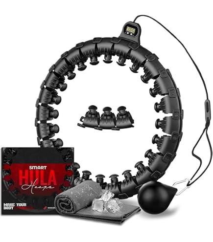 RoEsha 4 Extra Links For Smart Weighted Infinity Hula Hoop - Adjustable Waistline Extension