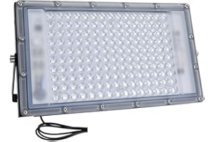 KAKAK 300W LED UV Floodlight 395nm 400nm Waterproof Ultravilet UV Flood Black Light for Glow Party Stage Dance Party Wedding Decor for UV Glue Curing, DIY Curing