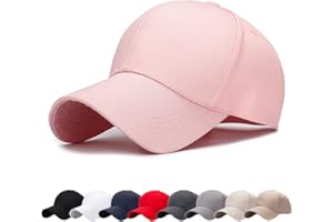 DURINM Casquette de Baseball Anti-Soleil Coton Baseball Cap Casquette de Baseball Réglable Unisexe pour Respirante légère Casquettes de Golf Sports Casual Coton Léger Chapeau