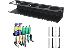 YCBTREE Sprühdosenhalter,Dosenhalter 2pcs Spraydosenhalter Zubehör für Garage Werkstatt,Robuster 5-Loch-Farbflaschen-Organizer für Garage Geschäft und Zuhause (2)