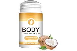 ISBEAUSOLS Anti Chafe Stick & Body Glide Balm - Anti Friction Solution for Chub Rub, Thighs, Sports - Anti Chafing Cream Reduces Skin Rubbing, Provides Comfort & Moisture with Beeswax, Shea, Coconut Oil​