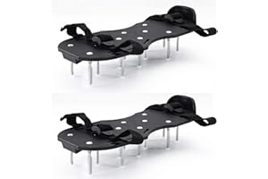 Trintion Lawn Aerator Shoes Garden Grass Aerator Spiked Sandals with 26 Spikes and Adjustable Straps Lawn Scarifier for Effectively Aerating Lawn Soil