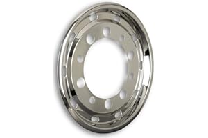 HANSEN STYLING PARTS Lot de 2 enjoliveurs universels 22,5" pour pneus larges 11,75" x 22,5" avec ET 120 mm pour camions