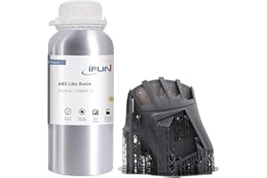 IFUN ABS Resin 3D Drucker, UV 405nm Rapid Photopolymer Resin, für LCD DLP Resin 3D Drucker Schwarz 500ml