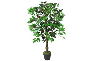 Leaf AZ-FICUS - Albero/pianta artificiale di ficus, 110 cm
