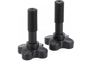 CARMOTTER 1 Pair Canopy Fixing Screws, Garden Swing Canopy Frame Accessories Bolt Black Plastic Screws For Garden Swing Chair Canopy