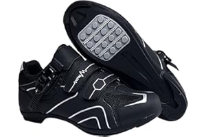 OBIQUZZ Chaussures de vélo pour homme et femme - Compatibles avec Look Spd Spd Spd-Sl Delta Lock Pedal - Chaussures d'équitation - Chaussures de VTT - Chaussures de VTT - Chaussures de vélo de course -