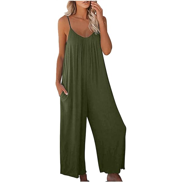 Tuta Intera Donna Estiva Fulidngzg - Monospalla - Taglie Forti - Morbida E Comoda - Foto 10