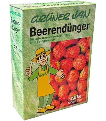 Premium Erdbeerdnger Erdbeerendnger - hochkonzentriert 1,2Kg fr 240  Erdbeerpflanzen - NPK-Dnger 15-6-11 : Amazon.de: Garten