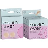 MoonEver By StopEver Chest Shaper Tape + Silicone Nipple Sealer &ndash; Skin Color, Self Adhesive, Upright Appearance and