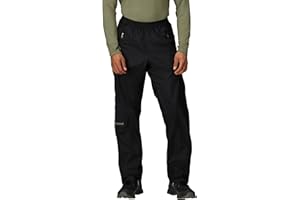Marmot Meżczyzni Precip Eco Full Zip Pant, Wodoodporne Spodnie, Oddychające Spodnie Wierzchnie, Lekkie Spodnie Turystyczne, Wiatroszczelne Spodnie Trekkingowe, Black, L