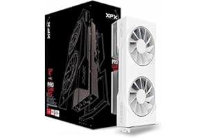 XFX Swift AMD Radeon RX 9060 XT OC White Gaming Edition avec 16 Go GDDR6 HDMI 2xDP, AMD RDNA™ 4 (RX-96TSW16WQ)