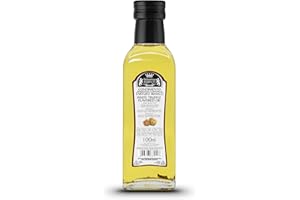 Valnerina Tartufi Black Truffle Oil 100ml | Huile D'olive Aromatisée à La Truffe Noire | Assaisonnement Au Parfum De Truffe | Bouteille 100 ml.