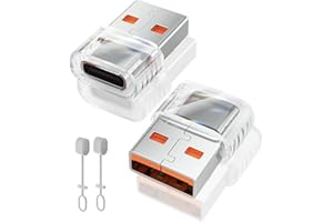 layajia Adaptador USB a USB C, 2 Pack Adaptador USB C Hembra a USB Macho, Convertidor Tipo C a USB A para i Phone 16 15 14 13 Pro MAX, Samsung S24, AirPods, i Pad, Coche
