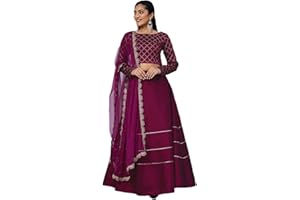Nitimatta Indisches Lehenga für Frauen, bereit zum Tragen, traditionelles Hochzeits- und Partykleid, Lehenga Choli Kleid