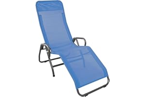 MFG FREIZEITMÖBEL AUS MECKLENBURG MFG Bäderliege Pool 3", anthrazit/blau