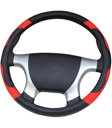 Coprivolante Lampa Club Premium - Rosso/ Nero Taglia M, Impugnatura 10cm, Similpelle - Foto 10