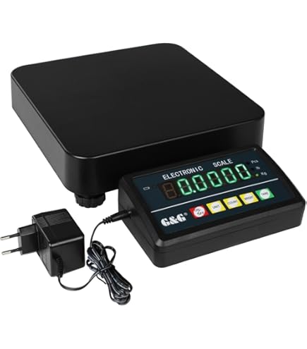 Steinberg Systems SBS-LW-25/1000 brievenweegschaal 25 kg / 1 g pakketweegschaal digitale weegschaal 21,7 x 17,7 cm