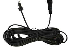 Köhko Cable alargador de baja tensión/12 V (IP44) con sistema de enchufe de 2 pines para exteriores, adecuado para fuentes de sringbrunnen bomba, iluminación LED, cadena de luces de 10 metros 29011-10