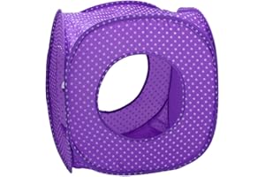 BOENTA ppactvo Kitten Toy Cat Tunnel Oxford Waterproof Dot Tent Foldable Popup Cat Cube Tent Hide Tunnel Indoor Outdoor Interactive Toys For Cats Kitty