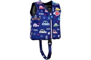 Boglia Enfant en Bas âge Swim Gilet, Floaties pour Enfants en Bas âge, Kid Vest Maillot de Bain avec flottation Sangle de sécurité réglable pour Unisexe Enfants