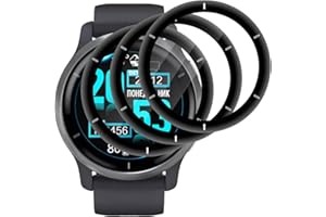Beukei Pellicola Temperato per Garmin Venu 2, 3 pezzi Vetro Protettivo [HD Chiaro][Senza Bolle][Anti-Graffio][Durezza 9H ] Vetro Glass