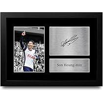 Photo Signée Son Heung-Min (Tottenham Hotspur) – Tirage 7x5, Excellent Cadeau