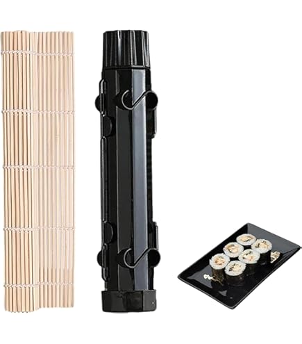 Kit Sushi Fai Da Te VicBou - Stampi E Tappetino Per Rotolare Sushi A Casa - Foto 9