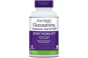 Natrol MSM Glucosamin Hyaluronsäure Gelenkformel Bindegewebe 90 Kapseln