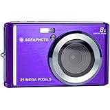 AGFA PHOTO Realishot DC5200 - Appareil Photo Numérique Compact (21 MP, 2.4'' LCD, Zoom Digital 8X, Batterie Lithium) - Violet