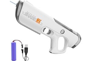 Dolanus Water Pistol for 3-8 Year Old Boys: Electric Water Gun for Kids Adults Squirt Gun Toys for 4 5 6 7 8 9 10 Years Old Boys Birthday Gifts Summer Outdoor Pool Beach Party Water Blaster (Grey)