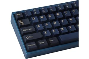 HYEKIC Nasadki klawiszy ABS Double Shot Keycaps Cherry Profile 173 klawisze z 7U Spacebar ANSI i ISO układ klawiszy, do przełącznika Cherry Mx klawiatura mechaniczna